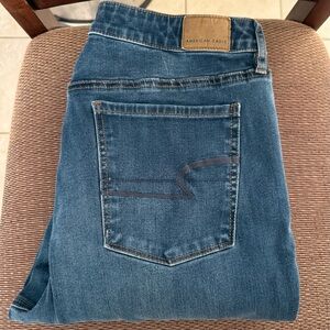 American Eagle Outfitters Women's High Rise Blue Jeans